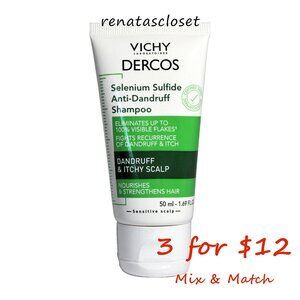 Vichy Laboratories Dercos Selenium Sulfide Anti-Dandruff Shampoo NWT/SEALED